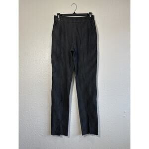 NOISY MAY Black White Pinstripe Tailored Pants S